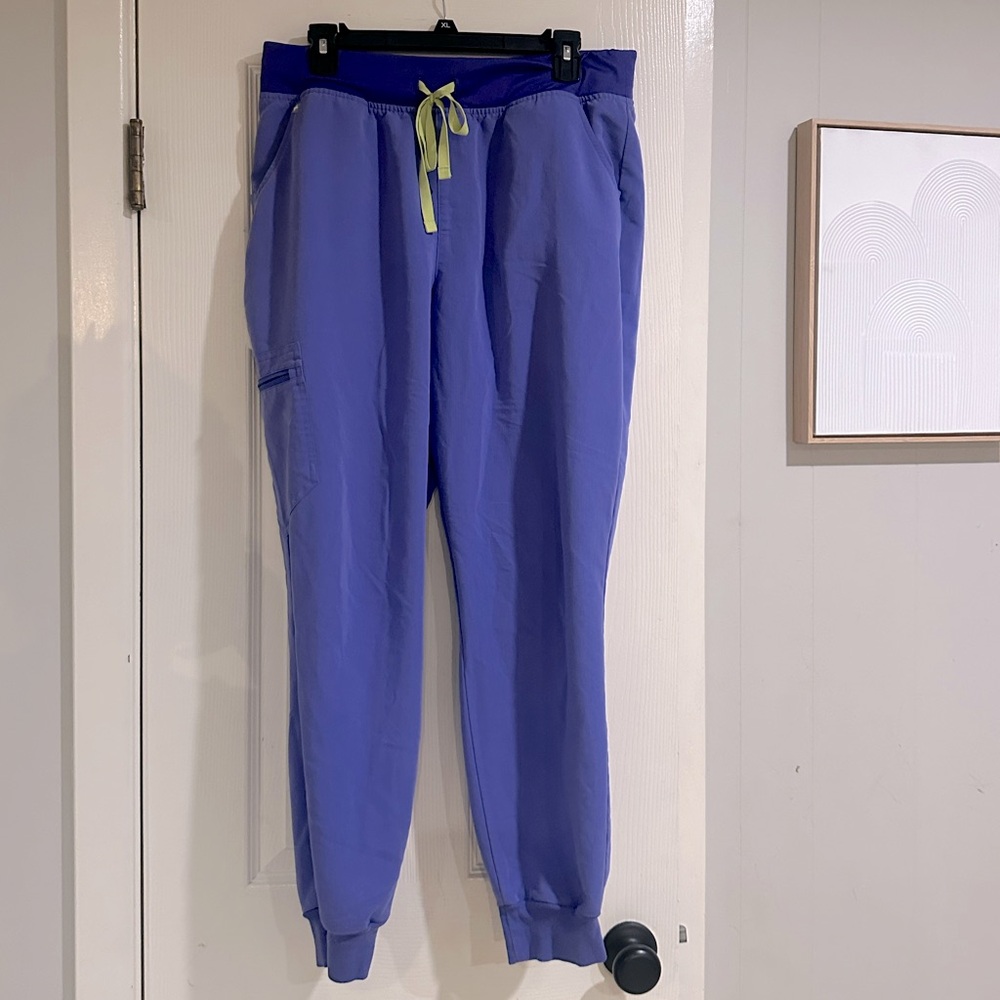 Figs High Waisted Zamora Joggers XL Blueberry